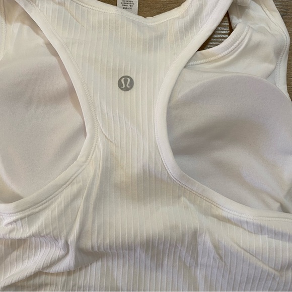 lululemon athletica | Tops | Lululemon White Padded Tank Top | Poshmark